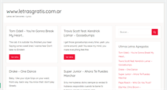 Desktop Screenshot of letrasgratis.com.ar